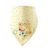 GOGO Bandana Drool Bibs For Infant & Toddler, Cartoon Motif, 1 Pc-PATTERN12