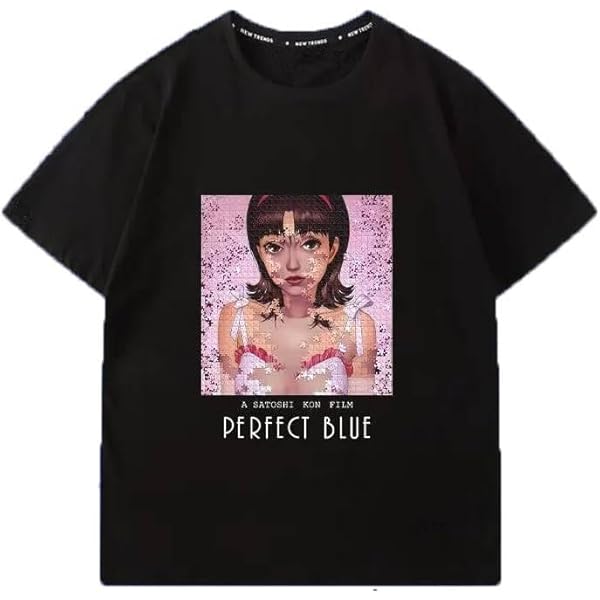 Amazon | アニメ映画 PERFECT BLUE ロングTシャツ パーフェクトブルー