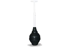 Korky BeehiveMAX Heavy Duty Toilet Plunger - Seals All Bowl Shapes – Powerful Clog Removal
