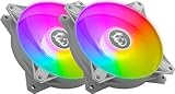 MSI MPG F120 ARGB-2W- 1200 RPM、120mm、Anit-Vibration ARGBファン。