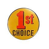 ビッグ缶バッチ 1st CHOICE アメリカ雑貨 アメリカン雑貨