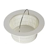 Gwogo® Kitchen Aid Basket-Style White Permanent 4-1/5 inch Sink Strainer Set of 3 [並行輸入品]