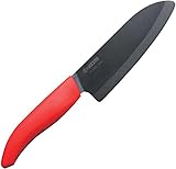 京セラ セラミック ナイフRedスタイル 三徳タイプ ブラックブレード 14cm 漂白除菌OK 無料研ぎ直し券付 FKR-140B-RD