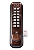 No.5100 デジタル面付錠 GB(銅古美)　標準ラッチ/HSサムターン　10セット入