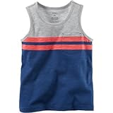 Carter's(カーターズ) カラーブロックポケットタンク グレー トップス半袖Tシャツ 24ヶ月【並行輸入】