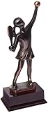 U Bargain Mall抽象銅メステニスプレーヤーFigurine