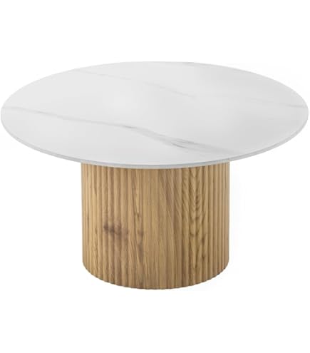 Amazon｜Tribesigns ダイニングテーブル 丸 単品 4~5人用