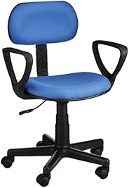 OAチェア 肘付 ブルー [ホーム&キ