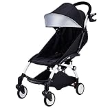 HUKOER　ベビーカー ハイシートベビーカー 4輪ベビーカー　収納袋付き (4)