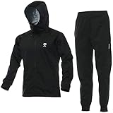 グロング サウナスーツ メンズ レディース 上下セット ウォーキング ランニングウェア 洗濯可能 TPUラミネート加工 2WAYストレッチ生地 Mサイズ