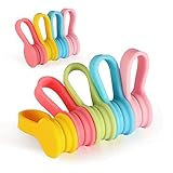 ケーブルクリップ マカロン 5色 10個入り 新型万能クリップ マグネットクリップ コードクリップ 磁 力 コード 可愛い 巻き取り イヤフ