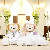 Amazon ダッフィー シェリーメイ ウエディング コスチューム スペシャルセット 結婚式のウェルカムベアに オリジナルハンドメイドコスチューム ドレス アクセサリー おもちゃ