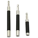 3ピース1/4 "(6.35ミリメートル) 80?140ミリメートルストレッチ六角シャンクタバコホルダーロッドスケーラブルドライバードリル
