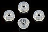 4小さなクリアラウンドゴム足 – .250 H x .687 D – Made in USA Usa