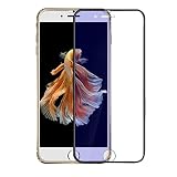 For Iphone 7 plus、oksaleフルカバー3dスクリーンプロテクター、超スリム、9h硬度、メッキ強化ガラス保護フィルム ブラック LE