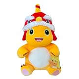 Foke ミルクドラゴンぬいぐるみぬいトドラゴンの年マスコットミルクドラゴン人形 女の子 男の子 ぬいぐるみおもちゃ かわいい 出産祝い 誕生日子供へのぬいぐるみおもちゃ 卒業祝い 新年祝い 結婚 贈り物 (レッド,50cm)