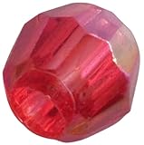 天使のWIRE 8mmカットビーズ レッド 25入