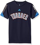 NBA Youth 8 – 20 Oklahoma City Thunder Possession半袖パフォーマンスTシャツ、S ( 8 )、ダークネイビー