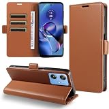 CeiLarv コンパチブル Motorola Moto G64 5G / Motorola Moto G64Y 5G ケース 手帳型 用 モトローラエッジ G64/G64Y マグネット開閉式 スマホケース 財布型 カードポケット付き 携帯カバー ケース 耐衝撃 ビジネス風 スタンド機能 高級PUレザー 全面保護 モトローラ moto g64/g64y Case 対応 - ピンク