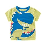 花千束　動物柄　半袖ｔシャツ　ベビー服　男の子　春夏　子供服　トップス　赤ちゃん　洋服　丸首　韓国　ボーイズ　ルームウェア/旅行/普段着　出産祝い/誕生日/子供の日　プレゼント　90cm-140cm 
