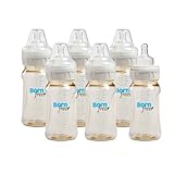 Born Free 9 oz. BPA-Free High-Heat Resistant Classic Bottle with ActiveFlow Venting Technology　高品質　哺