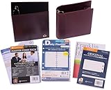 フランクリン・プランナー スターター キット 1日2ページ 2025年 1月始まり 12ヶ月版 コンパクトサイズ バーガンディ 86340