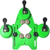 XIANFENGHU ガラス、 セラミック、 タイル 、花崗岩、大理石ドリルガイド 位置決めガイド、調節可能 4-83mm ガイドプレート（1個）