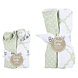 Trend Lab Sea Foam 8 Piece Bib and Burp Cloth Set by Trend Lab
