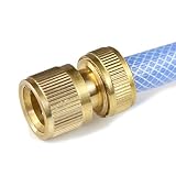 Deqna（TM）オートケア耐久性のある真鍮ネジ切り水パイプ噴霧器コネクタチューブスナップフィットスプレーガンアクセサリー