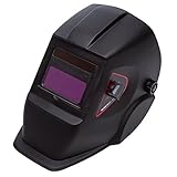 Black Adjustable Auto Darkening Solar Power Welding Helmet Mask Face Shield Hood CE ANSI Certificati