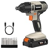アイリスオーヤマ 充電式 電動インパクトドライバー 18V Type-C 充電器不要 バッテリー付属 トルク160N・m 厚みのある材質の穴あけネジ締めにも使いやすい JID160TC サンドベージュ