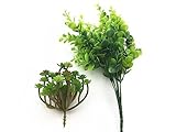 A Littleレモン2のセット人工多肉植物Tallユーカリ植物組み合わせ、人工植物