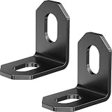 Kaedear(カエディア) バイク ユニバーサルステー 取付金具 ステンレス 厚さ2mm 金具 ブラケット 汎用 2本入り カスタムステー KDR-YX-L90-2M10 (M10×2穴/37×25×37×2.5mm)