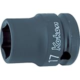 山下工業研究所(Ko-ken) インパクトソケット 6角 14401M-27 差込角:12.7×27×全長:40mm 薄肉