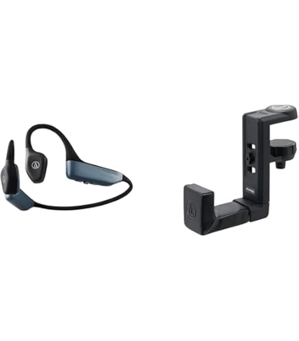 Amazon.co.jp: audio-technica ATH-CC500BT2 BK 軟骨伝導ワイヤレス