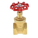 B Baosity 全3種　雌ネジ式　黄銅　ハンドターンゲート　バルブ　ウォーター　エアー　パイプ　インライン　2ポート - DN32