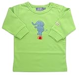 マックザヤック(Mak the yak) 長袖 Tシャツ 出産祝い ベビー 新生児 ギフト プレゼント NY発 （ゾウ ワンポイント柄） 12-18M(90cm) 【ラッピング無料】 正規代理店