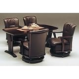 ダイニング テーブル 5点セット大型 ブラウン　LEGEND-160　搬入・組立設置サービス付