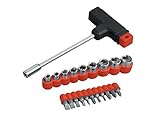 TEKTON 2822 T-Handle Socket Screwdriver Set, 22-Piece [並行輸入品]