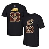 Lebron James Cleveland Cavaliers # 23 NBA Youth Boys Name & Number Tシャツ、ブラック S ブラック