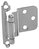 Stanley National s826 – 271ホームDesigns bb8195pch光沢クロム2.75 " self-closing 0.375オフセット標準スプリングキャビネットヒンジ