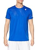 [ルコックスポルティフ] 半袖ゲームシャツ テニス Tシャツ チーム 練習 試合 吸汗速乾 UVカット JTA公認 公式 BL M