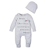 Domybestベビー服 秋冬 2点セット 新生児カバーオール 寝具 男の子 女の子 英字のパターン 0-2歳に適し 出産祝い 柔らかく快適 強い弾力性