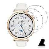 【3枚セット】 対応 HUAWEI WATCH GT 5 41mm ガラスフィルム 保護フィルム 3枚 対応 ファーウェイウォッチ GT5 41mm フィルム 【 硬度9H 日本旭硝子製 】 対応 HUAWEI WATCH GT5 41mm 液晶保護フィルム キズ防止 耐衝撃 飛散防止 全面保護 高透過率 3D Touch対応 高感度タッチ 気泡ゼロ 自動吸着 貼り付け簡単