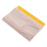 Perfk フラットシングル硬度ブレード　印刷　スキージ　ラバー　ブレード　ウッド　ハンドル　インク　スクレーパー　多種類選ぶ - 15cm 75°