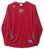 Atlanta Falcons Adult Large Coverage袋II長袖プルオーバークルーネックシャツ合成フリース – レッド