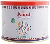 アムール ピュア ギー Amul Pure Ghee バターオイル ギーオイル AMUL インディアン ピュアギー インドギーオイル インディアンギー ピュアギー アムルギー 乳製品 乳脂肪 バター 油 食用油 油脂 食用 マーガリン (500ml×3缶)