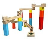 ビー玉転がし　玉転がし　積み木　ビー玉積み木転がし 木のおもちゃ by キウミ輸入 [並行輸入品]