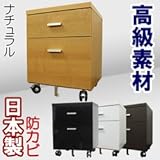 家具工場直販 デルナチュレ仕様 チェスト （単品/ナチュラル） 日本製 キャスター付き 引出し ワゴン サイドワゴン サイドテーブル キャビネット 家具ファクトリー (ナチュラル【デルナチュレ仕様・木目】)