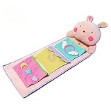 ベビーベッド収納 小物入れ 収納袋 可愛い お風呂収納袋 おもちゃ サイドポーチ 片付け 吊り袋 子供部屋収納 hibote 33*27cm HY-2